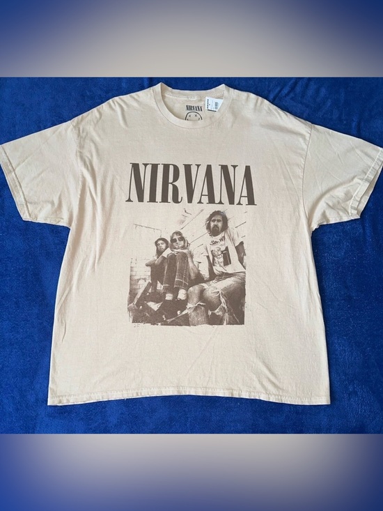 NIRVANA Other - Nirvana Band T-Shirt Mens XL NWT Sand Graphic Tee Top